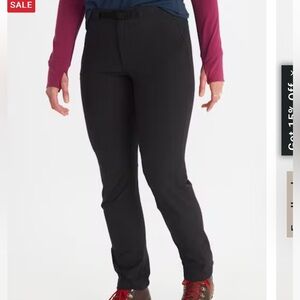 Marmot Latitude Mountain Pants Black Womens size 8 Medium